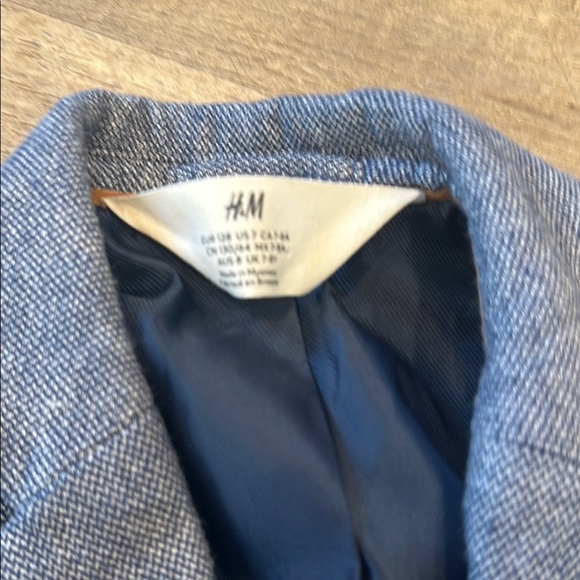 H & M Blue Grey Blazer - Picture 2 of 3